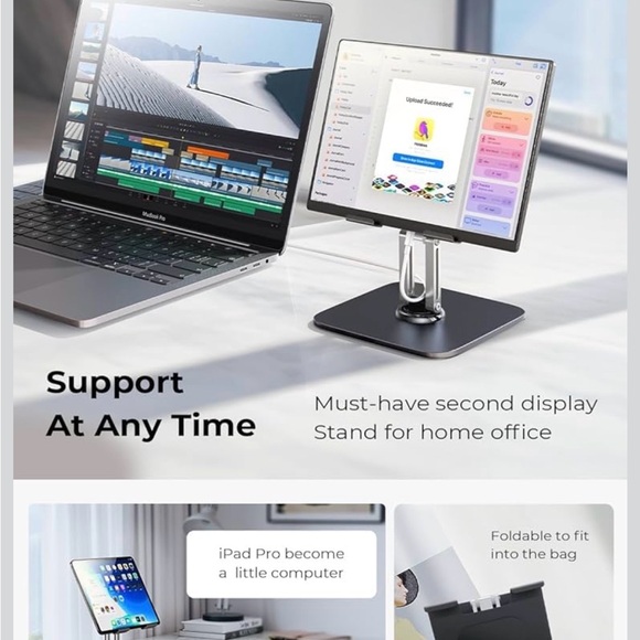 Tablet Stand - 360 degree Rotation. - Picture 5 of 6